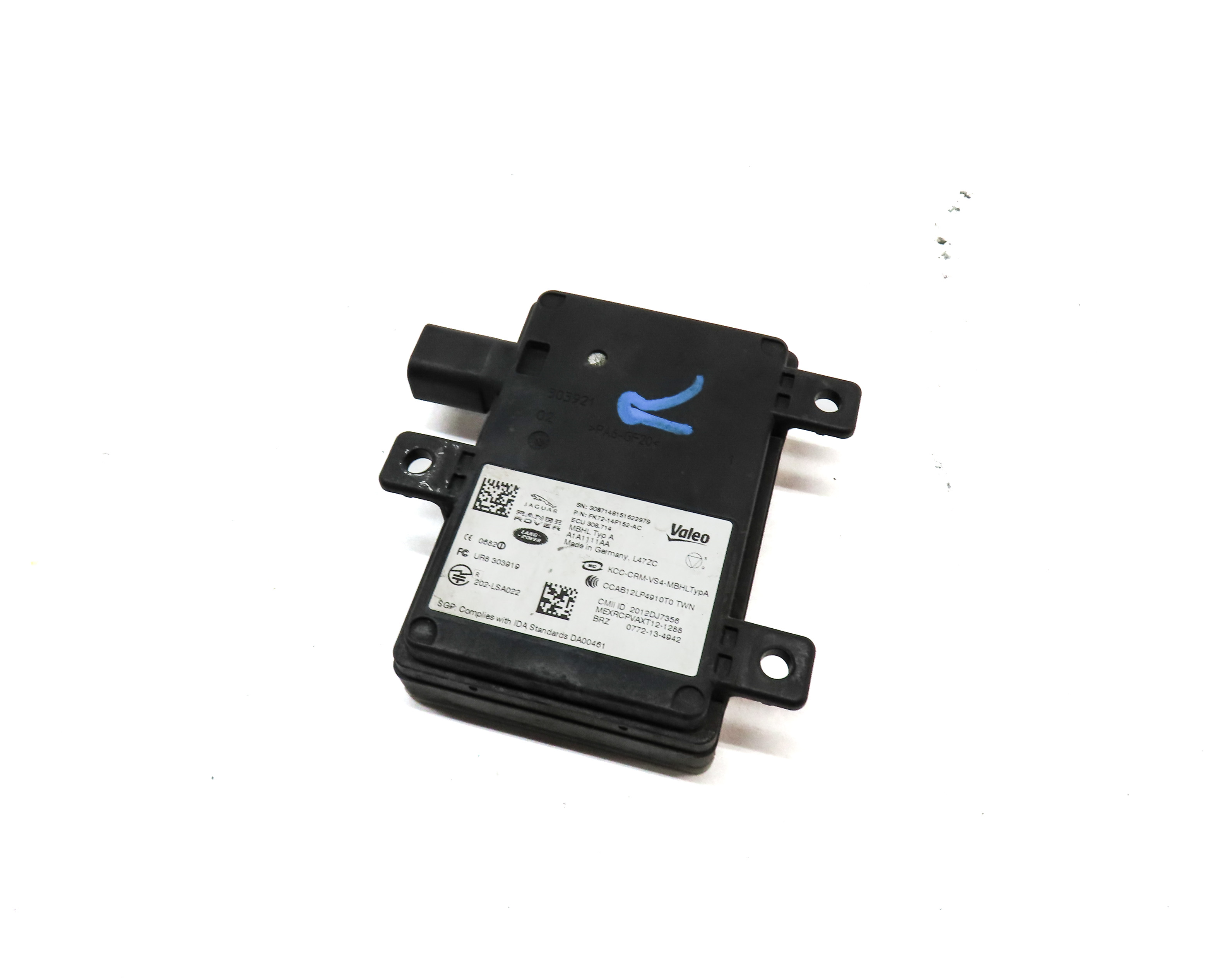 16 LAND RANGE ROVER L405 REAR RIGHT BLIND SPOT RADAR SENSOR CONTROL MODULE — exact item pictured